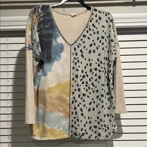 BiBi Multicolor Long Sleeve Top